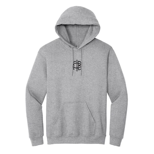 Sudadera con capucha con diseño de letras griegas bordadas de la hermandad Gamma Phi Beta