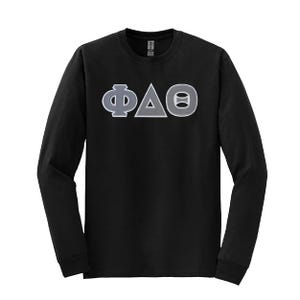 Phi Delta Theta Brüderlichkeit griechischer Buchstabe Langarm T-Shirt