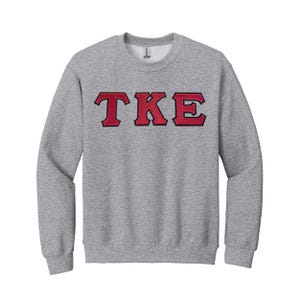 Tau Kappa Epsilon Bruderschaft griechischer Buchstabe Sweatshirt mit Rundhalsausschnitt