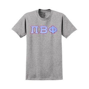 Pi Beta Phi Sorority Greek Letter T-shirt