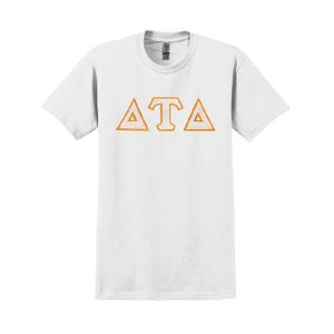 Delta Tau Delta Brüderlichkeit griechisches Buchstabe T-Shirt