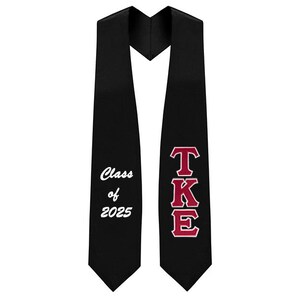 Tau Kappa Epsilon Bruderschaft Twill Griechische Buchstaben Stola