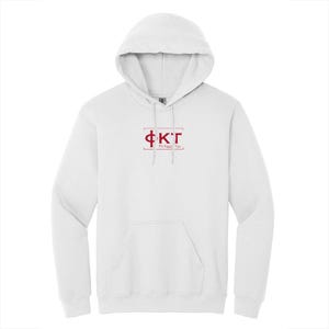 Phi Kappa Tau Fraternity Embroidered Logotype Hoodie