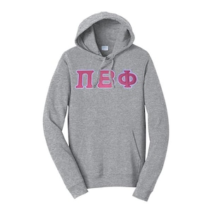 Pi Beta Phi Sorority PREMIUM Greek Letter Hooded Sweatshirt