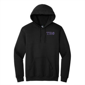 Tau Epsilon Phi Bruderschaft bestickter griechischer Buchstabe Hoodie