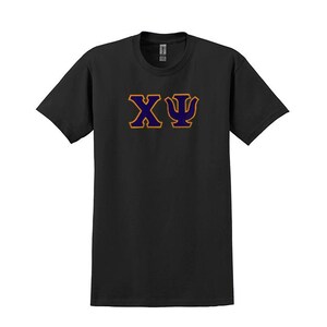 Chi Psi Brüderlichkeit griechisches Buchstabe T-Shirt