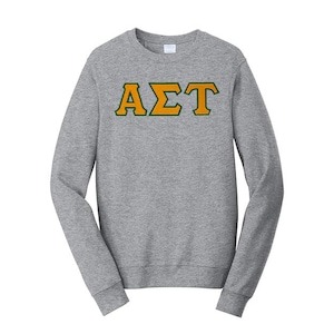 Alpha Omega Tau Sorority PREMIUM Sweatshirt mit Rundhalsausschnitt und griechischem Buchstaben