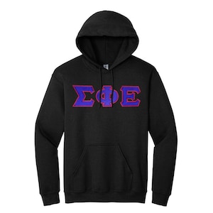 Sudadera con capucha de la fraternidad Sigma Phi Epsilon con letras griegas