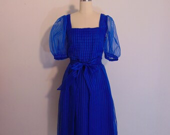boutique embroidered organza skater dress