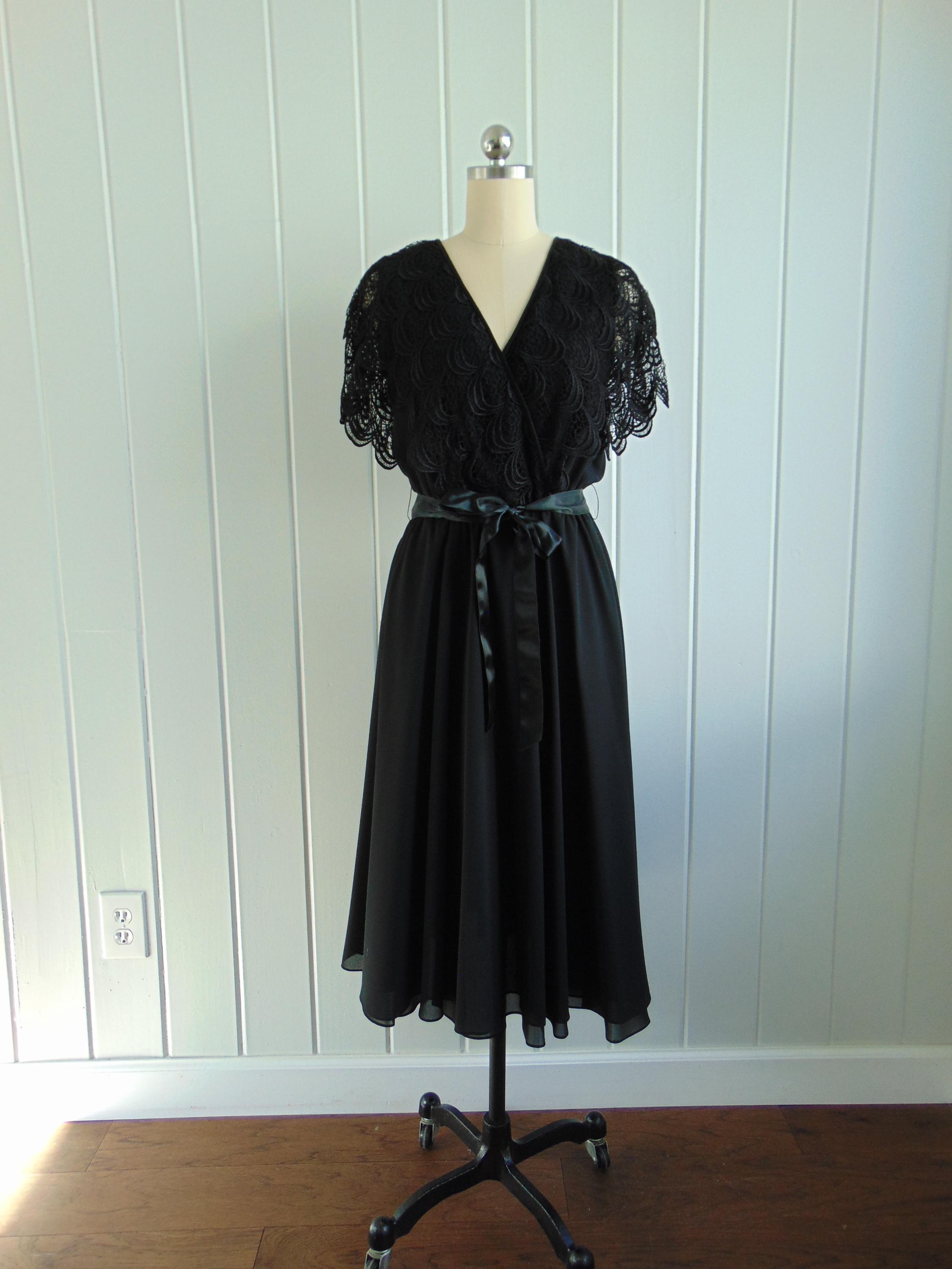 Shawl Collar Cocktail Dress - Etsy