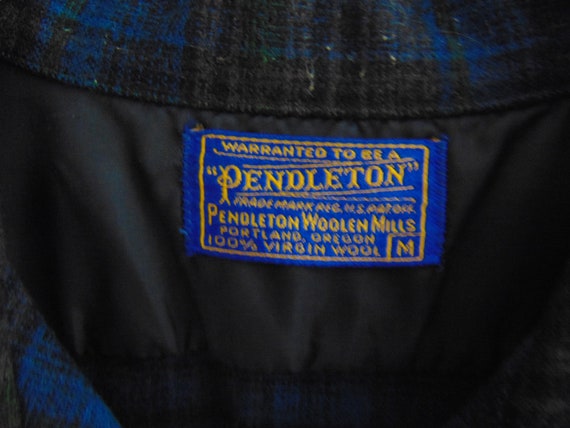 50s men's Pendleton wool camp shirt size medium 44 - image 5