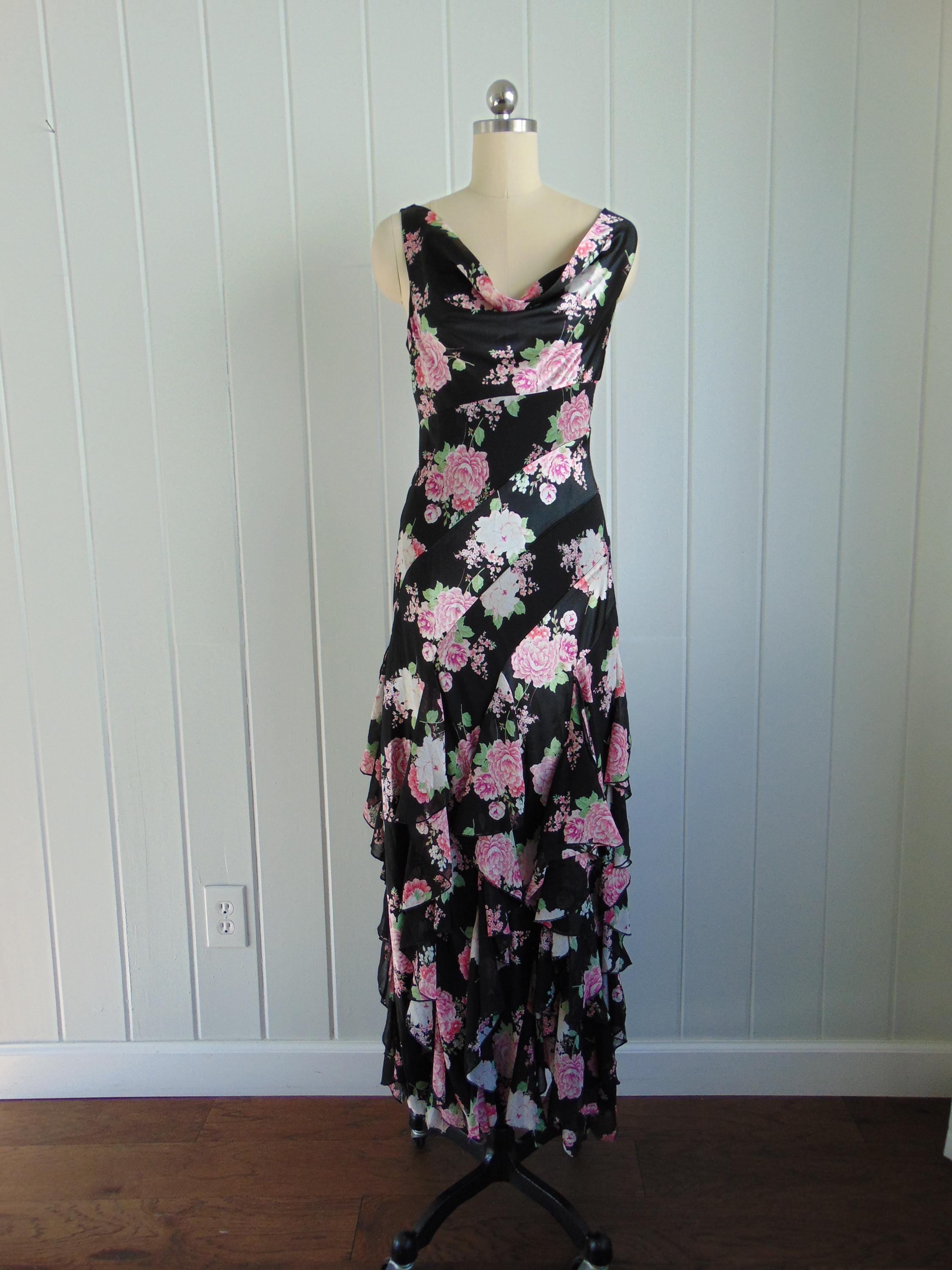 Bias Dress Floral - Etsy