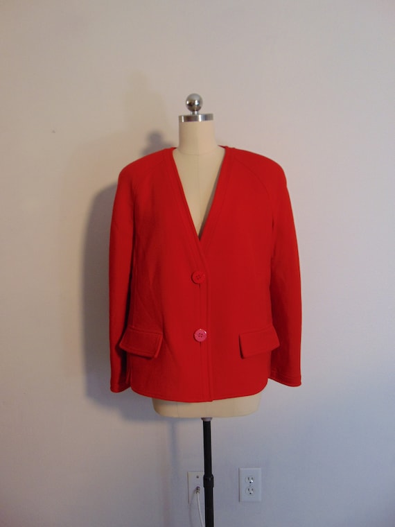 ジャケット Valentino Blazer VALENTINO Uomo Blazer Men's (EU) 50 Single Breasted Wool