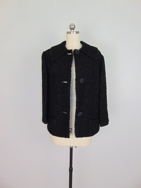 60s faux Persian Lamb jacket size medium