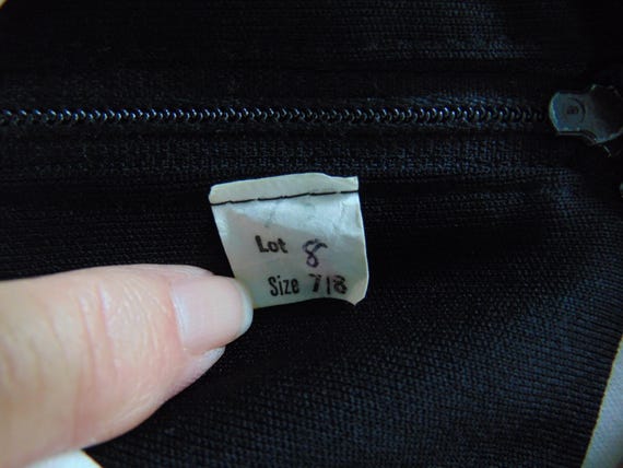 70s tuxedo style jumpsuit size XS - image 11