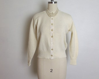 60s Glenbrooke wool cardigan size medium