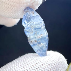 10.08 ct Unheated Blue Sapphire Rough Crystal – Untreated - Corundum Specimen – Sri Lanka Origin – Natural Gem