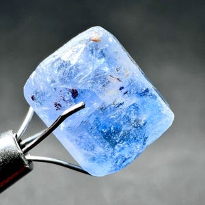 10.33 ct Natural Gem Rough Blue Sapphire - Corundum Crystal – Unheated – Sri Lanka Origin – GFCO Certified