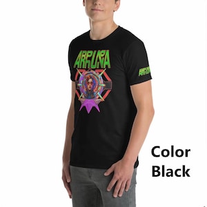 Futuristic Cyber Graphic T-Shirt | Minimalist Luxury Tee | Neon Line Art Shirt | Techwear Aesthetic Unisex | Cyber punk Tee | Top T-235-G