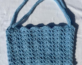 Gehäkelte Muschel Tasche