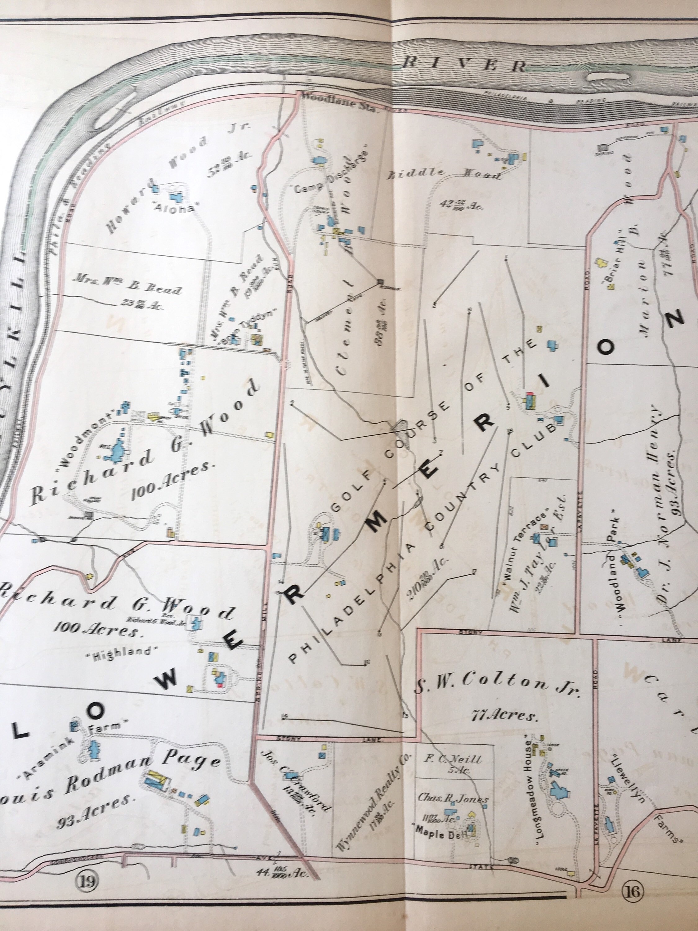 Gladwyne Map Original 1926 Mainline Pennsylvania Railroad Etsy UK