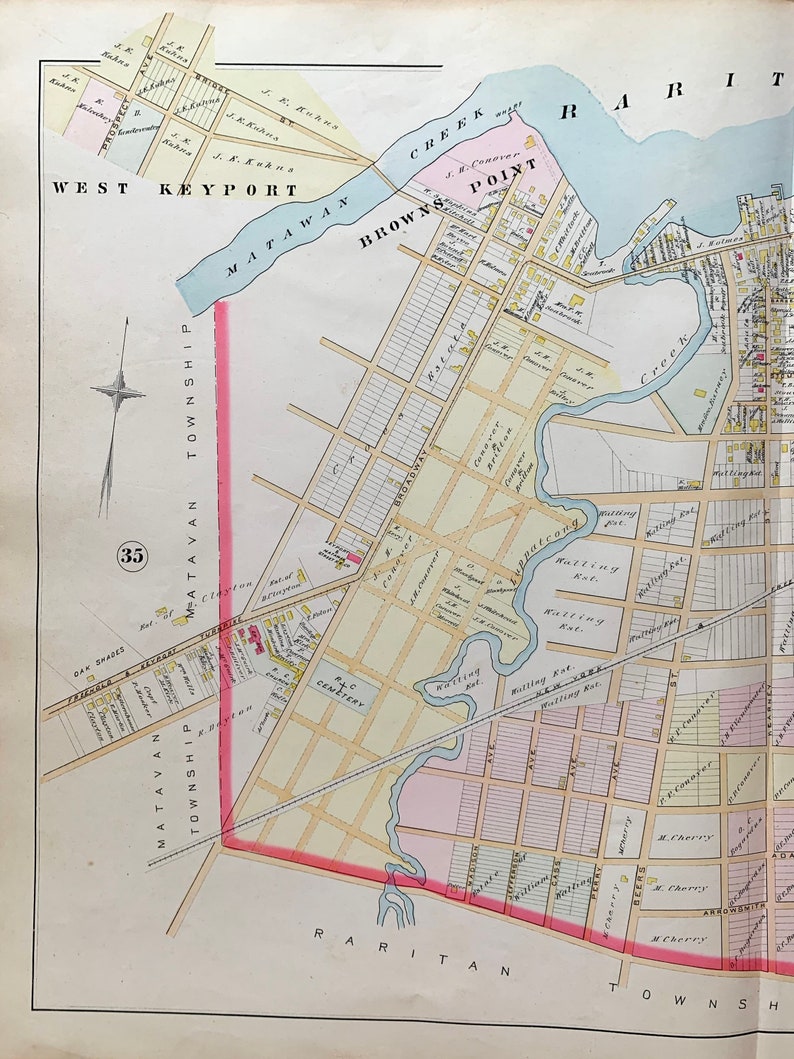 Keyport New Jersey Map Original - Il 794xN.4021899737 1kcf 