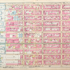 Hudson Yards map, Original 1894 Manhattan Island Atlas, Hells Kitchen, The Vessel