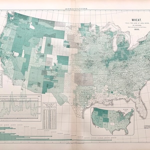 Antique Agriculture Map Original - Il 300x300.5017725164 Nx6g 