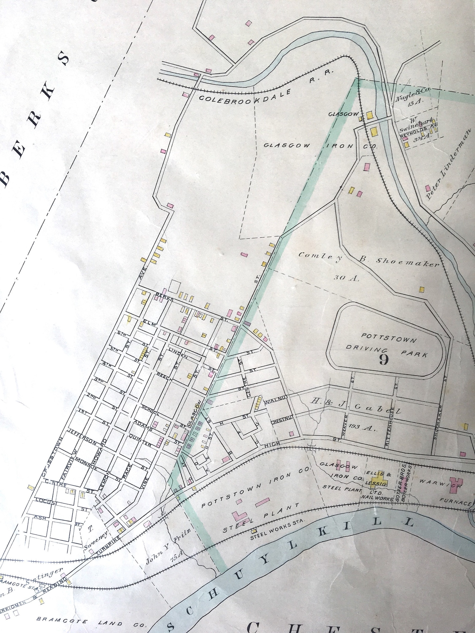 Find Your Way Around Chicken Hill Pottstown Pa: Detailed Map - v7vb0fu