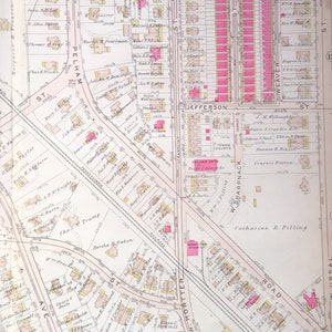 Mount Airy Map City of Philadelphia Atlas Map 1923 Original - Etsy