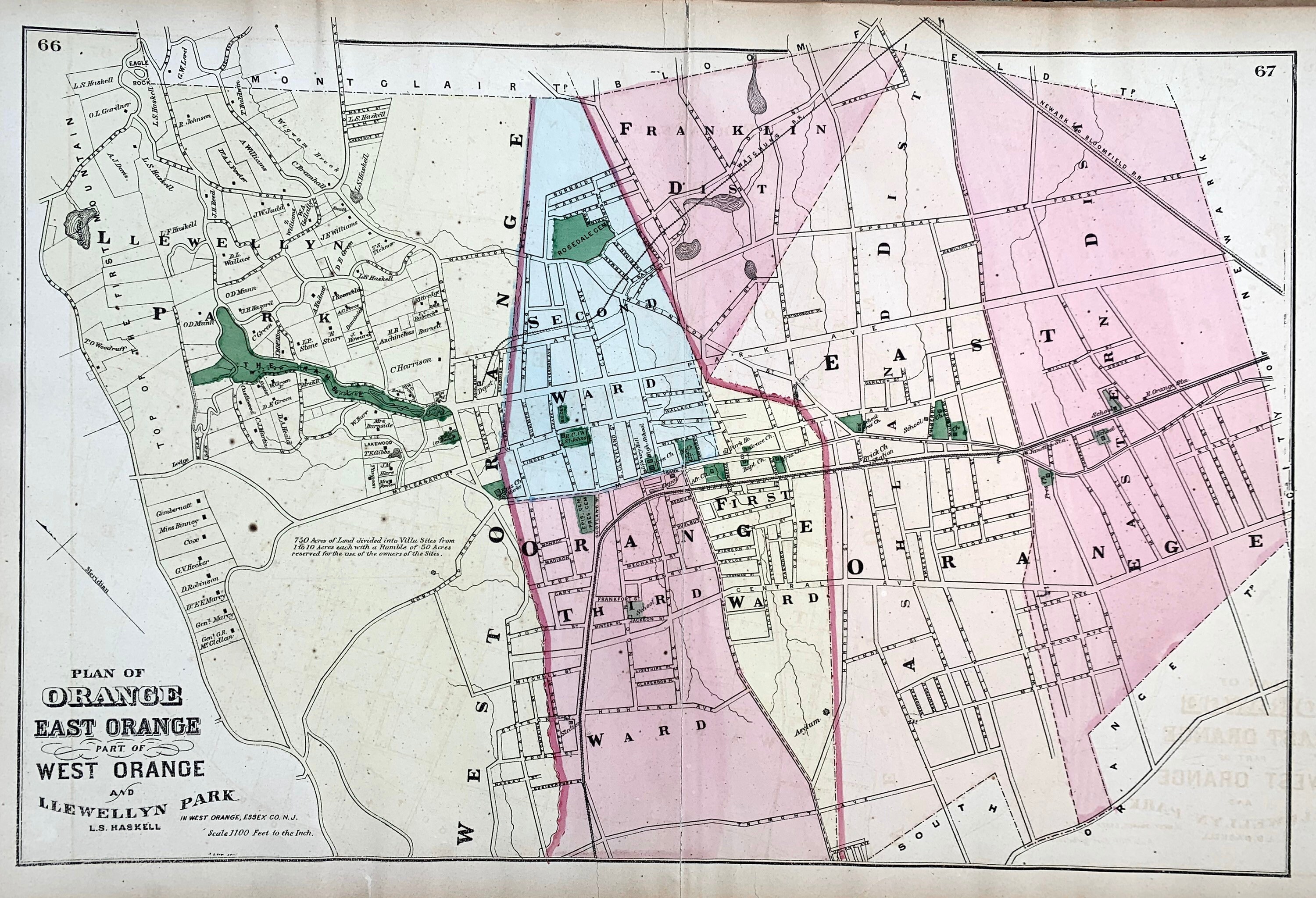 Province of New Jersey,divided into east & west,the Jerseys,1777,Farms,Country