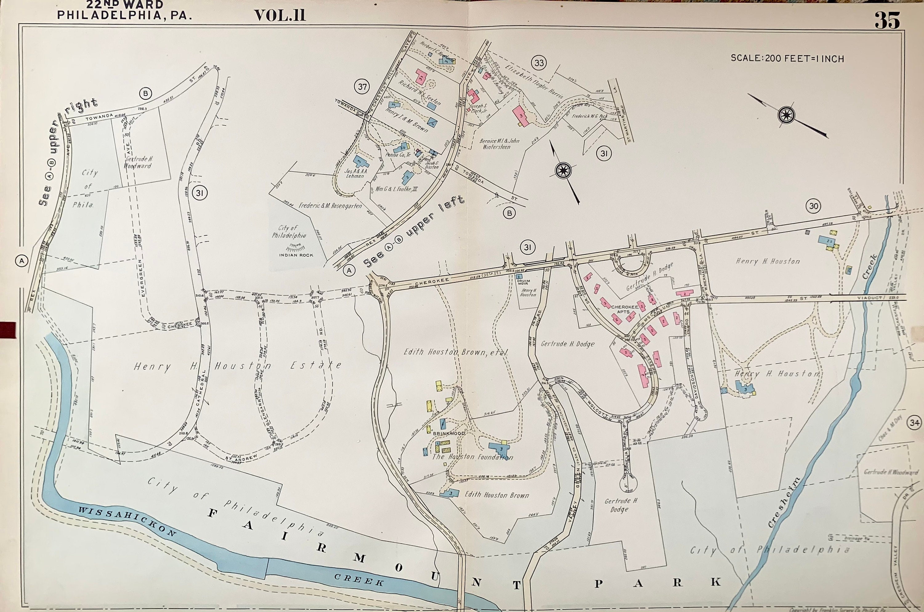 Map of Chestnut Hill Philadelphia - image 2