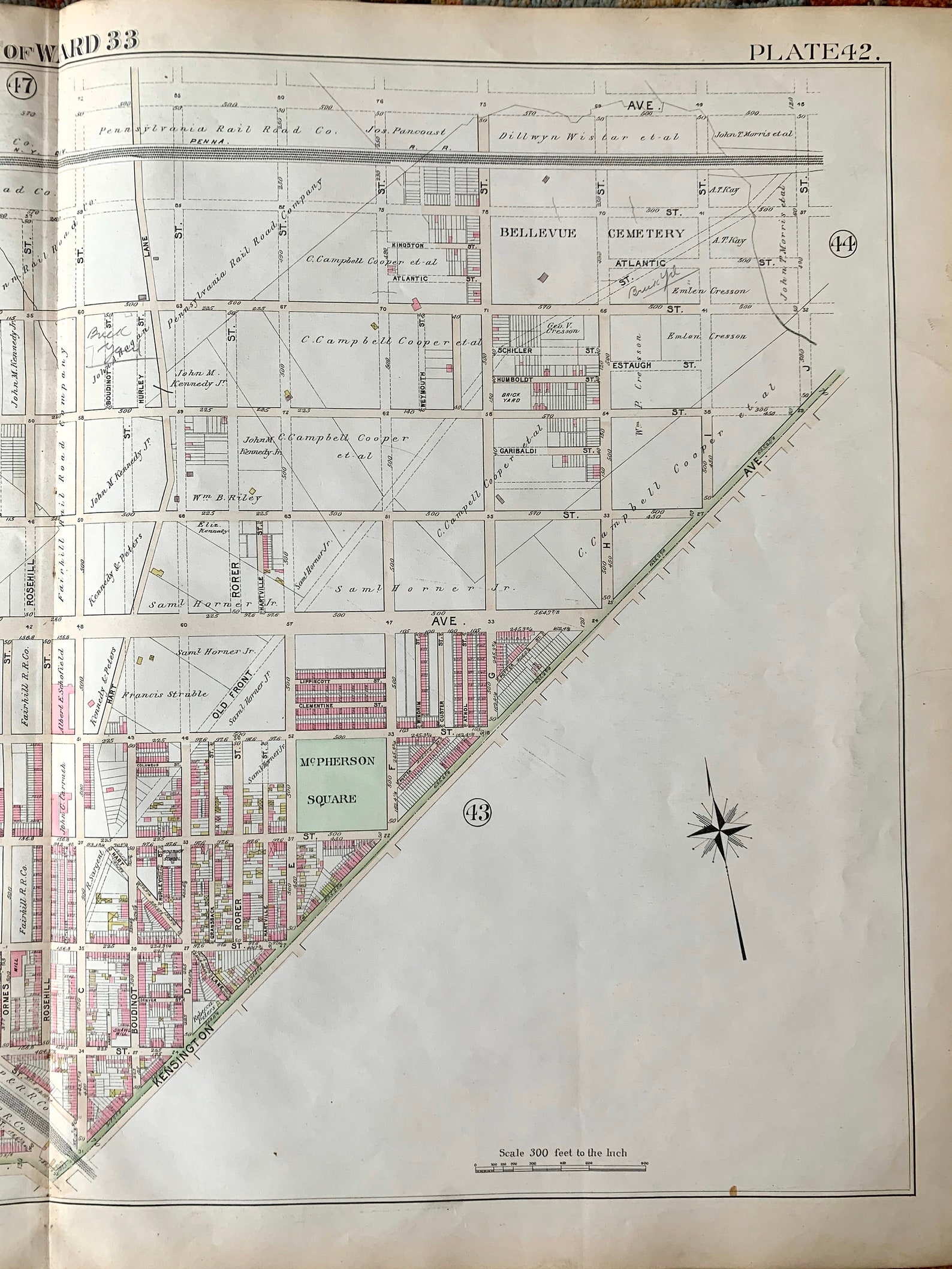 Juniata Park Map Northeast Philadelphia Map Fairhill Map Etsy