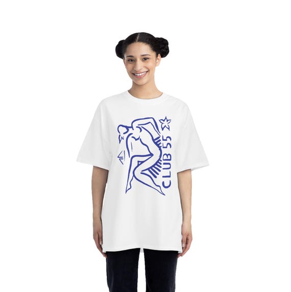 Club 55 Washed Tee - UNISEX - Etsy