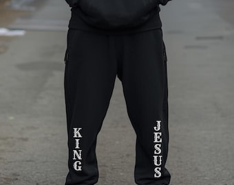 Christian Streetwear King Jesus Urban Sweatpants, Lane Seven Relaxed Fit Sweats, Christian Youth Fashion