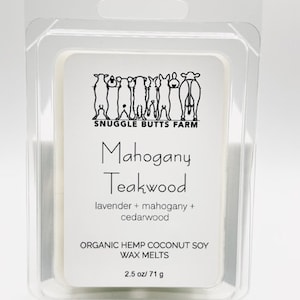 Bath and Body Works Wax Melts Mahogany Teakwood .75 Oz or 2.5 Oz, Strongly  Scented, for Use in Wax Warmer 