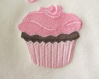 Cupcake Baby Blanket Custom Personalized Initials