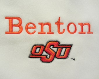 Baby Blanket OSU Personalized Baby Blanket