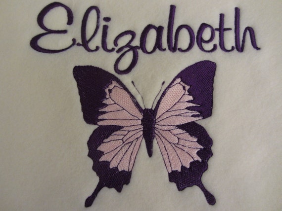 butterfly baby blanket