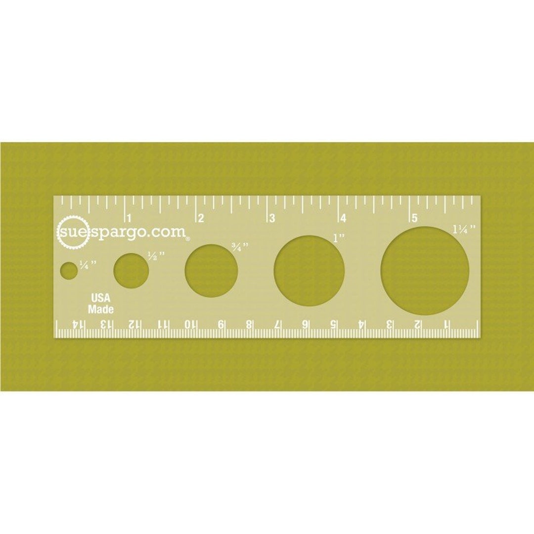 6 Inch Circle Ruler by Sue Spargo - Etsy
