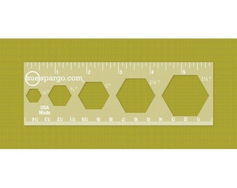 6 Inch Hexagon Ruler by Sue Spargo