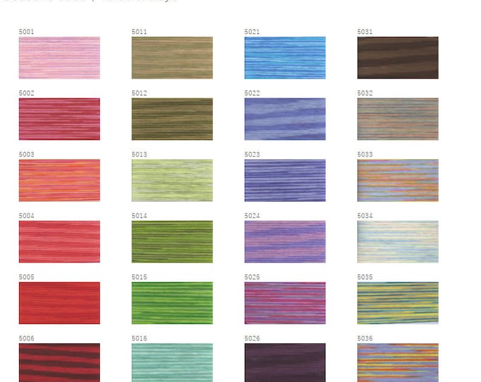Cosmo, Cosmo Color Card, Lecien Color Card, Cosmo Floss Color Chart ...
