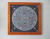Retro Fabric Wall Hanging