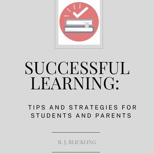 Könnte beinhalten: Eine rote Illustration eines Stapels Bücher mit einem Häkchen oben. Der Text "SUCCESSFUL LEARNING: TIPS AND STRATEGIES FOR STUDENTS AND PARENTS" befindet sich unter der Illustration. Der Text "R. J. BLICKLING" befindet sich unter dem Text. Der Text "WWW.CHECKITEASY-NACHHILFE.DE" befindet sich unter dem Text.
