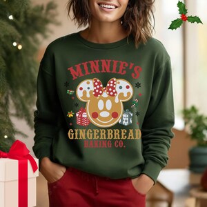 Disney Gingerbread Shirts, Mickey Christmas Shirt, Minnie Christmas Shirt, Christmas Squad ,Christmas Crew, Disney Girls Trip, Disney Family