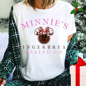 Minnie Gingerbread Shirt, Gingerbread Sweatshirt, Christmas Shirt, Minnie Baking Co, Minnie Mouse Christmas Gingerbread Shirt, Disney Tee