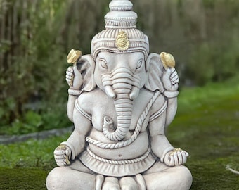 STATUA DI GANESH IN PIETRA - Emporio D'Oltremare - 10