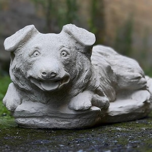 Border Collie Statue, Concrete Dog Statues, Border Collies Border Collie Statue, Concrete Dog Statues, Border Collies