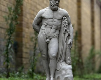 Herkules Beton Statue Griechische Mythologie Garten und Wohnkultur Handgemachte Herkules Figur Outdoor Klassische Skulptur Strongman Hofverzierung