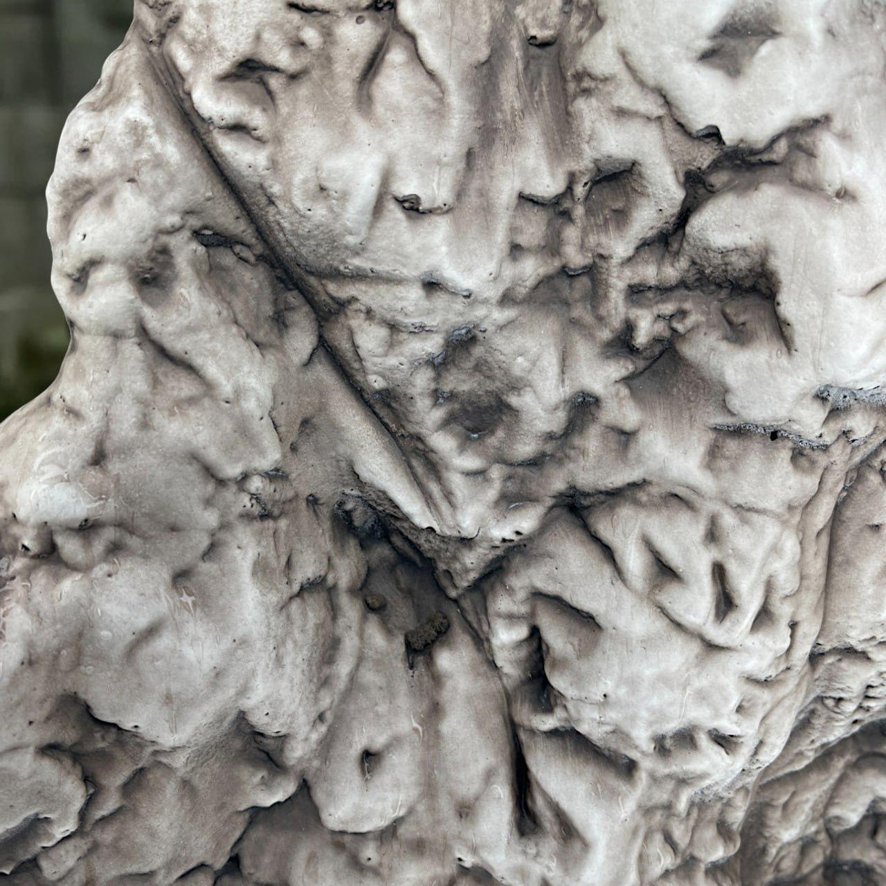 Large Head Sculpture Concrete Head Statue Outdoor Human Bust Figurine ...